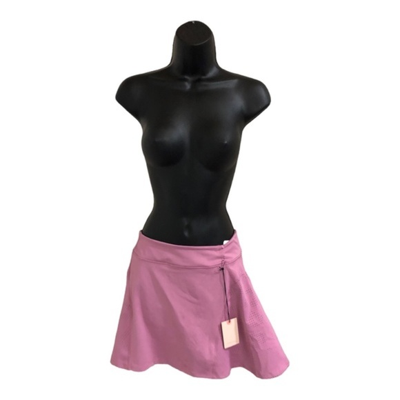 Sincerely Jules pink flounce style tennis golf active mesh‎ skort size small new - Picture 1 of 9